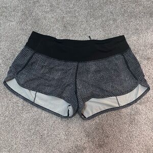 Lululemon speed shorts